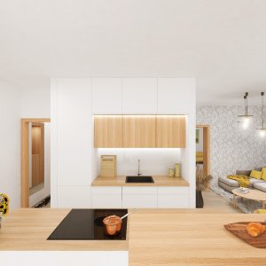 Yellow apartment - interior
